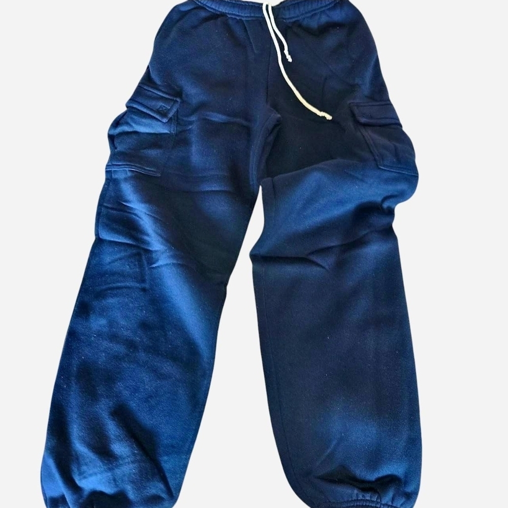 Men's Navy Cargo Joggers